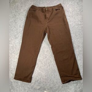 Jone’s Jeans Brown Stretch Pants - Warm Brown